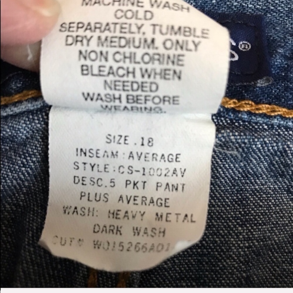 Vintage L.A. Blues high waisted mom jeans size 18W - Picture 5 of 9